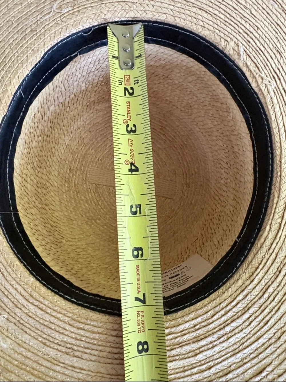 Palm Hats Factory Mayan Guatemala Made La Geralda Palm Leaf Hat Size 56